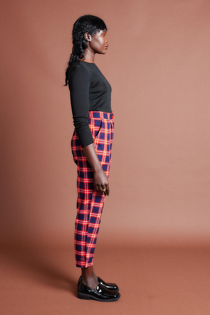 Urafiki High Waisted Pants | Collective Closets | Red